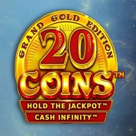 20 Coins Grand Gold Edition by Wazdan, showcased at slotorro.com – game logo