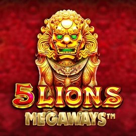 5 Lions Megaways logo by Pragmatic Play Slotoro Casino