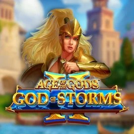 Slots logo of Age Of The Gods: God Of Storms 2 from Playtech at Slotoro Casino
