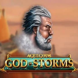 Age Of The Gods: God of Storms logo by Playtech at Slotoro Casino