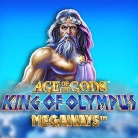Age Of The Gods: King of Olympus Megaways logo by Origins Slotoro Casino