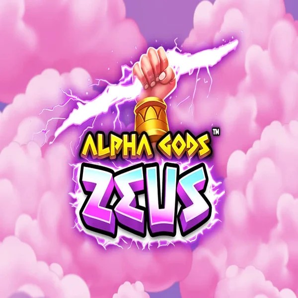 Official Slots logo: Alpha Gods Zeus by PearFiction Studios at Slotoro Casino