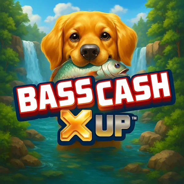 Bass Cash X UP online game logo by Alchemy Gaming on slotorro.com