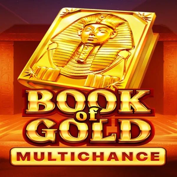 Book of Gold Multichance online game logo by Playson on slotorro.com