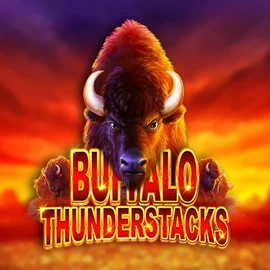Official Slots logo: Buffalo Thunderstacks by Amatic Industries at Slotoro Casino