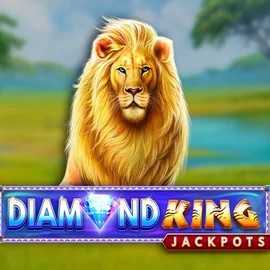 Diamond King Jackpots casino game by SpinPlay Games – featured logo at Slotoro Casino