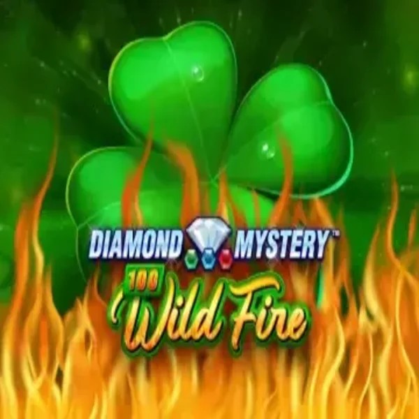 Diamond Mystery 100 Wild Fire online game logo by Greentube on slotorro.com