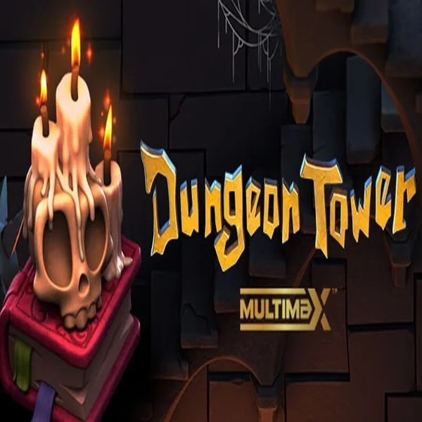 Dungeon Tower online game logo by Peter & Sons on slotorro.com