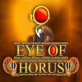 Eye of Horus online game logo by RTG (Reel Time Gaming) on slotorro.com