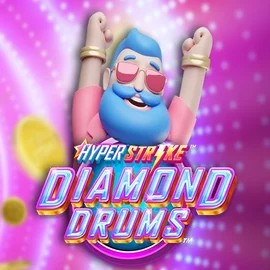Hyper Strike Diamond Drums by Gameburger Studios, showcased at slotorro.com – game logo