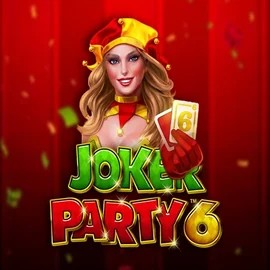 Joker Party 6 logo by Greentube at Slotoro Casino