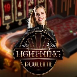 Lightning Roulette game by Evolution – logo hosted on Slotoro Casino