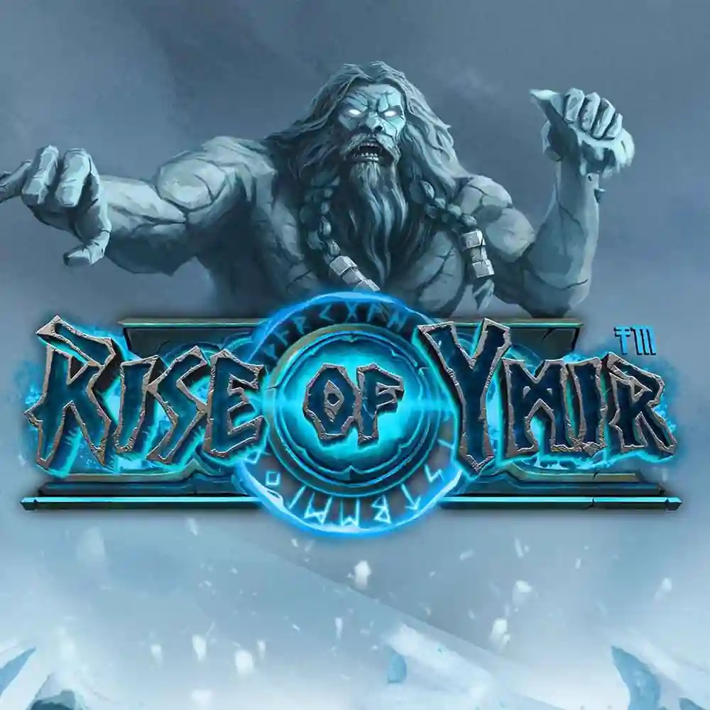 Official Slots logo: Rise of Ymir by Hacksaw Gaming at Slotoro Casino