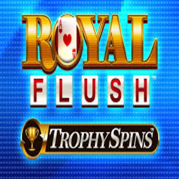 Royal Flush Trophy Spins logo by Greentube Slotoro Casino