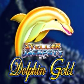 Dolphin Gold with Stellar Jackpots logo by Lightning Box Game at Slotoro Casino