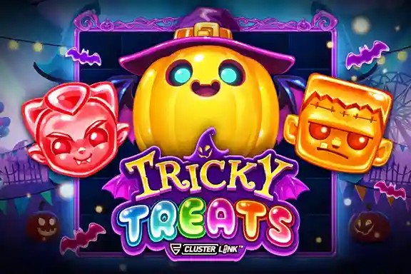 Tricky Treats logo – Slots by Push Gaming at Slotoro Casino
