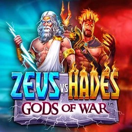 Zeus vs Hades: Gods of War slot logo by Pragmatic Play at Slotoro Casino